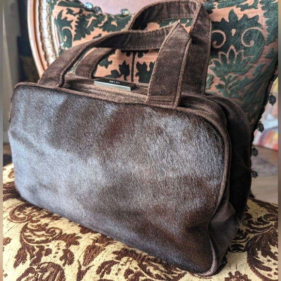 Prada Handbags - 🎄PRADA🎄 REAL FUR &VELVET  BOSTON BAG